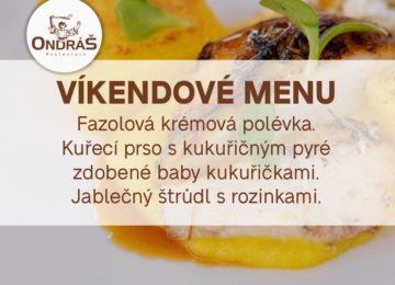 Víkendové menu 30.4. - 1.5.22 Víkendové menu 30.4. - 1.5.22