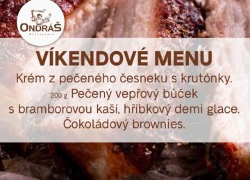 Víkendové menu 14. - 15. 5. Víkendové menu 14. - 15. 5.