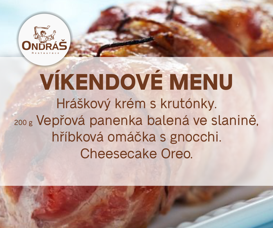 Víkendové menu 28. - 29.5.