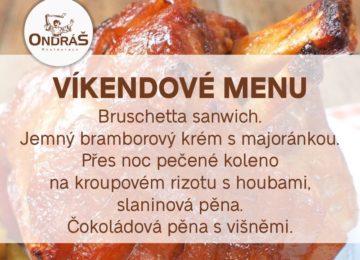 Víkendové menu 11. - 12.6 Víkendové menu 11. - 12.6