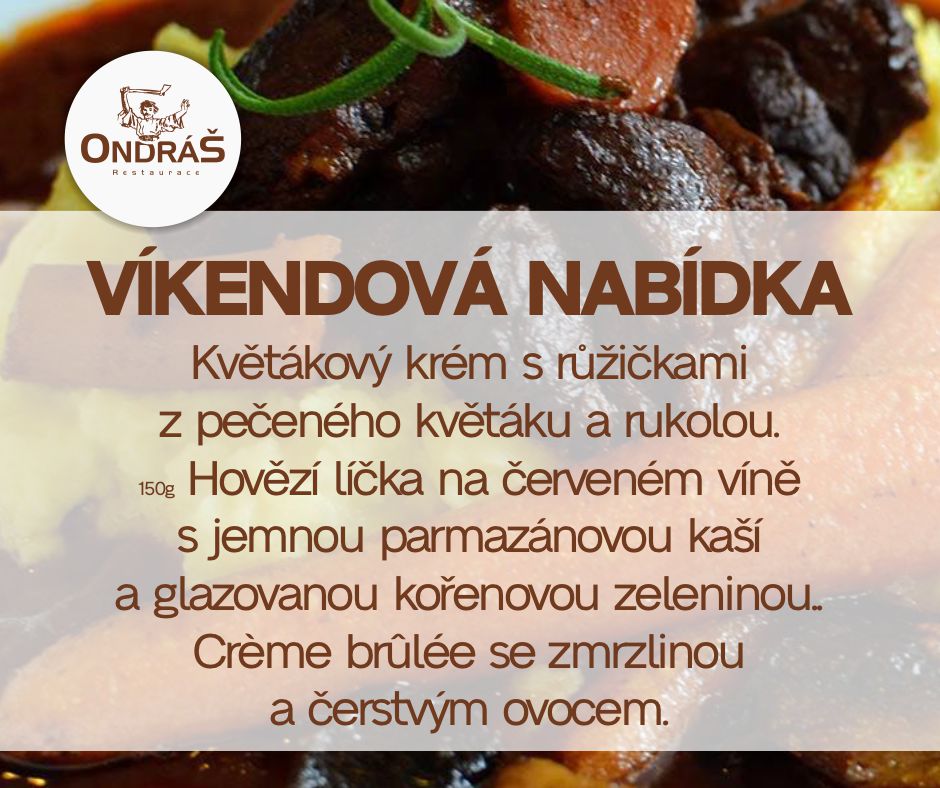 Víkendové menu 23. - 24.7.