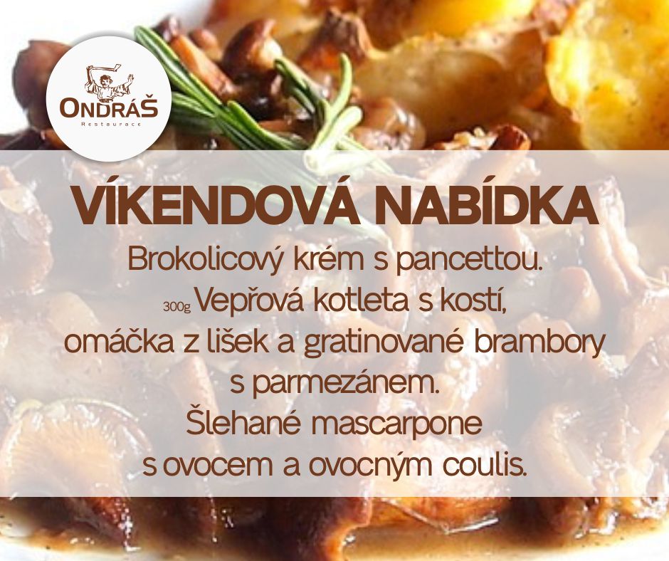 Víkendové MENU 17. - 18.9.