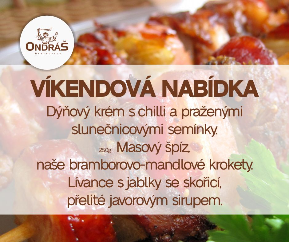 Víkendové menu 22. - 23.10.