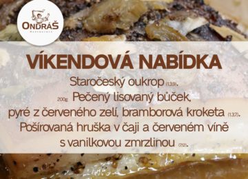Víkendové menu 19. - 20.11. Víkendové menu 19. - 20.11.