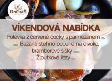 Víkendové menu 10. - 11.12.