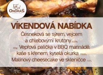 Víkendové menu 17. - 18.12. Víkendové menu 17. - 18.12.