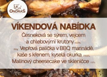 Víkendové menu 17. - 18.12.