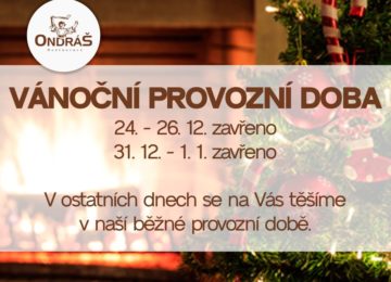Vánoční provozní doba Vánoční provozní doba