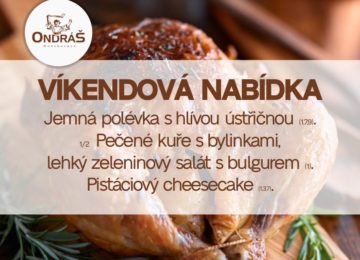 Víkendové menu 4. -5. 2. 23