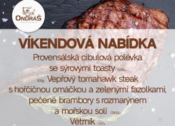 Víkendové menu 18.- 19.2.23 Víkendové menu 18.- 19.2.23