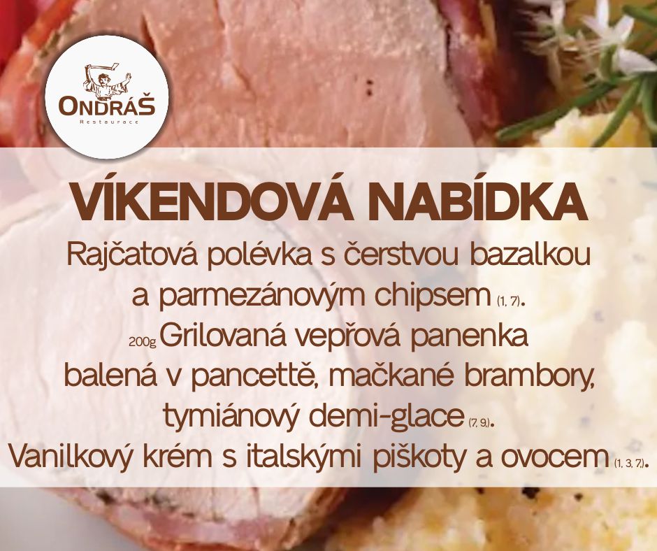 Víkendové menu 19. - 20.8.23