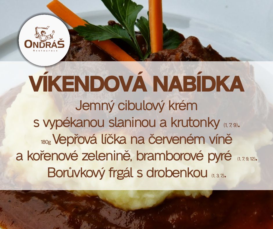 Víkendové menu 7. - 8.10.23