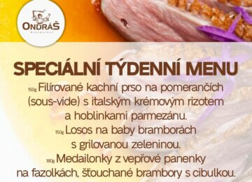 Speciální týdenní menu 29. týden