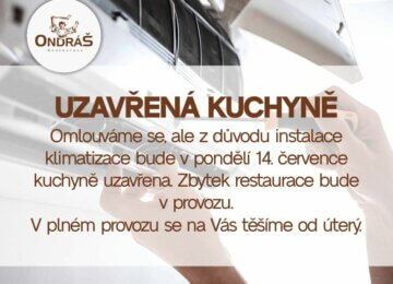 Uzavřená kuchyně 14. 7. 25 Uzavřená kuchyně 14. 7. 25