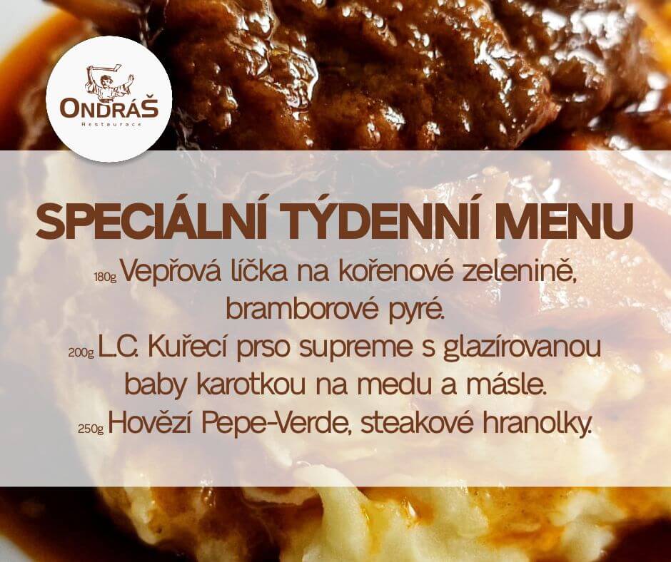 Speciální týdenní menu 41. týden