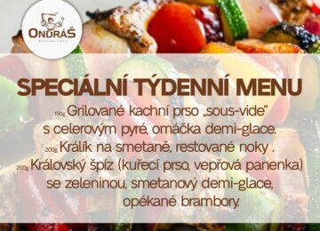Speciální týdenní menu 42. týden Speciální týdenní menu 42. týden