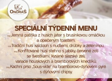 Speciální týdenní menu 46. týden Speciální týdenní menu 46. týden