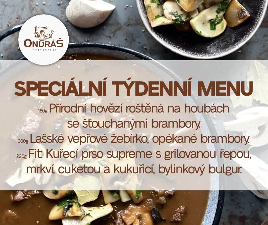 Speciální týdenní menu 47. týden