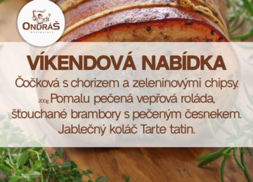 Víkendové menu 10. - 11.9. Víkendové menu 10. - 11.9.