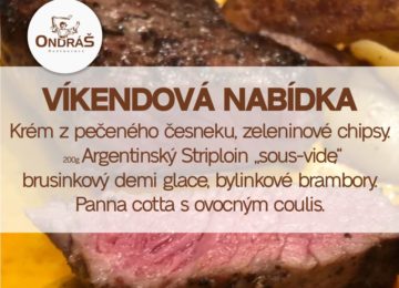 Víkendové menu 1. - 2.10. Víkendové menu 1. - 2.10.