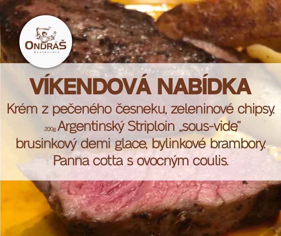 Víkendové menu 1. - 2.10.