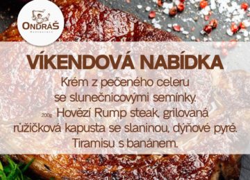 Víkendové menu 8. - 9.10. Víkendové menu 8. - 9.10.