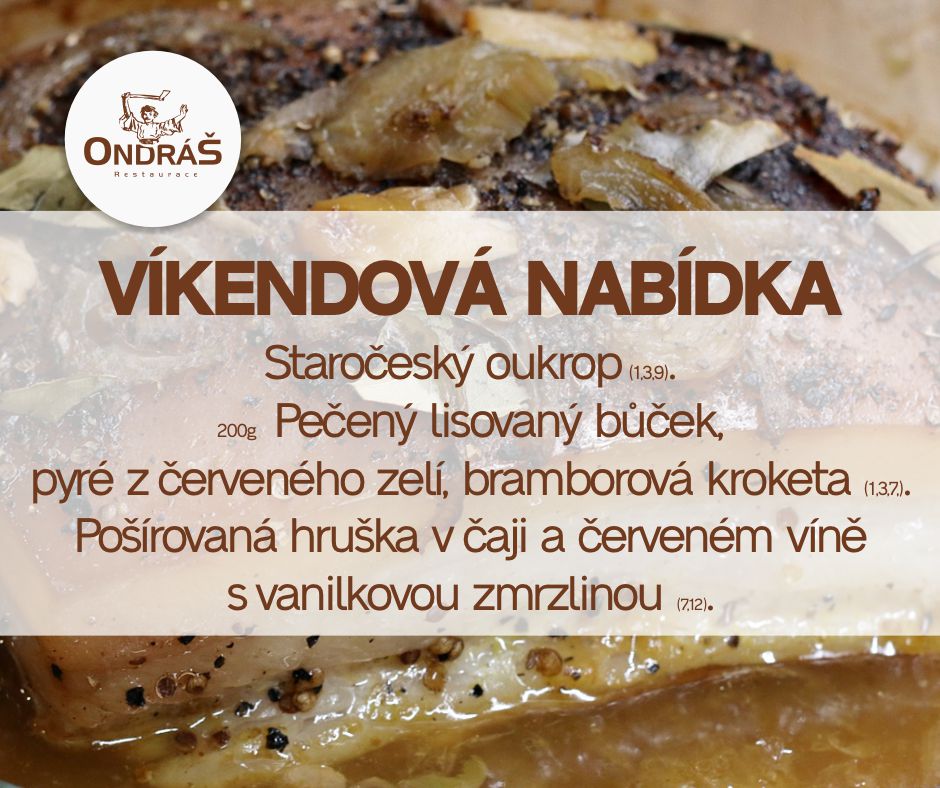 Víkendové menu 19. - 20.11.