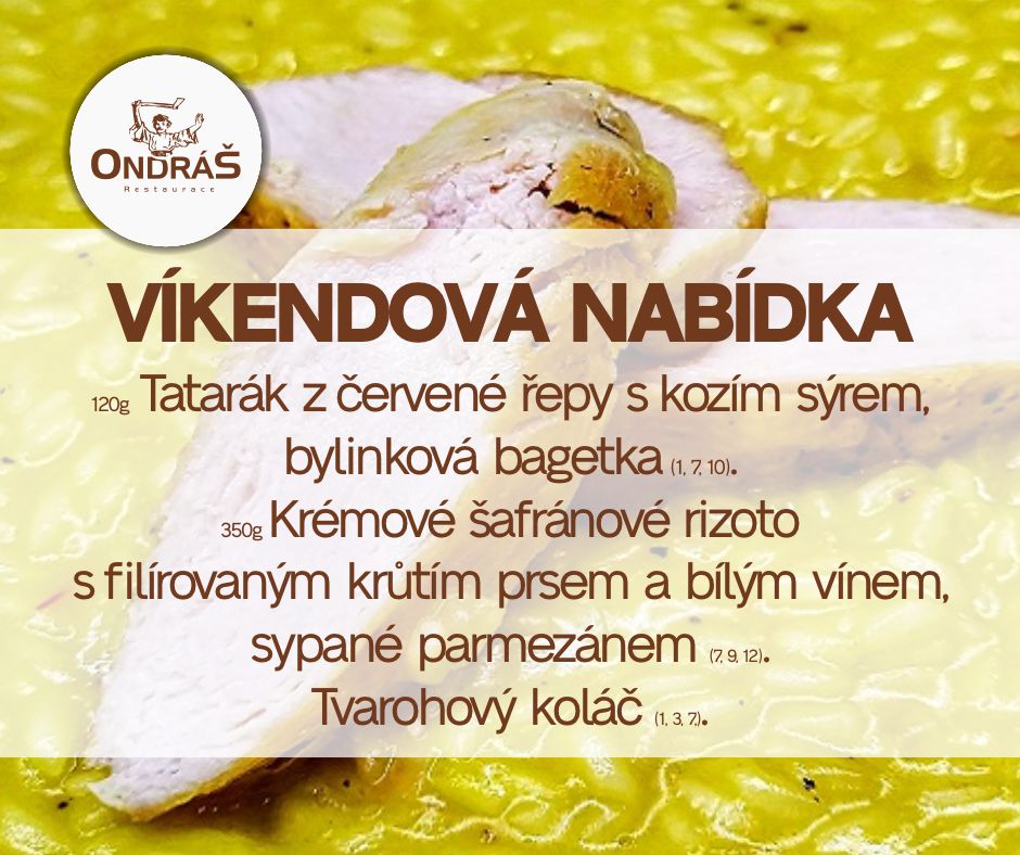 Víkendové menu 24. - 25.6.23