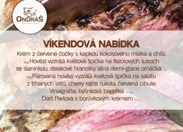 Víkendové menu 17. – 19.11.23