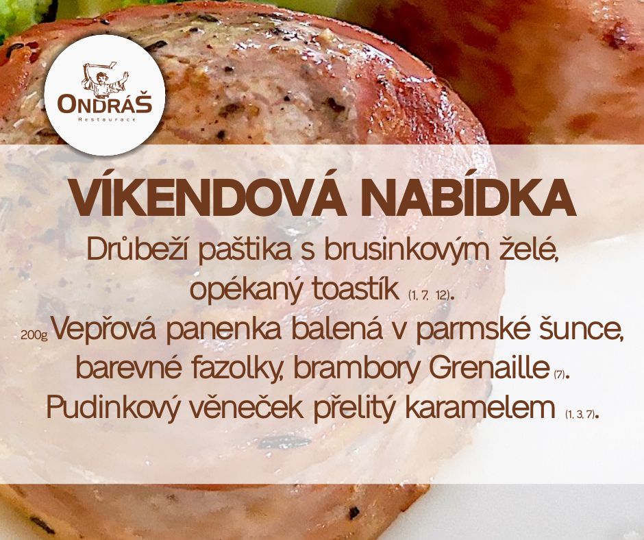 Víkendové menu 16. - 17.12.23