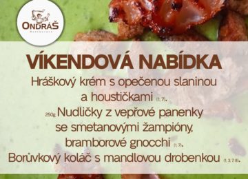 Víkendové menu 13. - 14.1.24