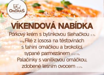 Víkendové menu 10. - 11.2.24