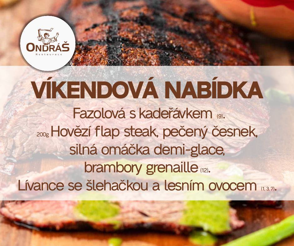 Víkendové menu 23. - 24.3.24