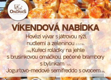 Víkendové menu 13. - 14.4.24