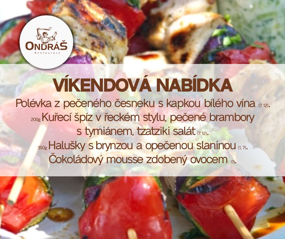 Víkendové menu 1. - 2.6.24