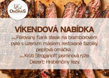 Víkendové menu 3. – 4. 5. 25