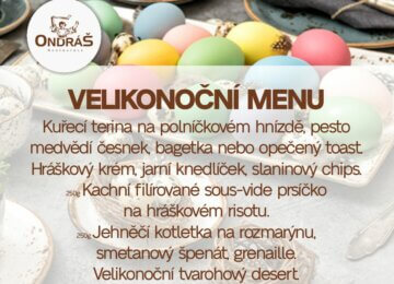 Velikonoční menu 18. – 21. 4. 25