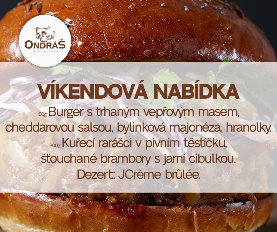 Víkendové menu 24. – 25. 5. 25