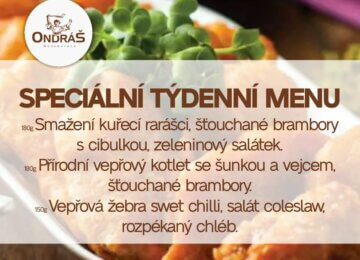 Speciální týdenní menu 26. týden