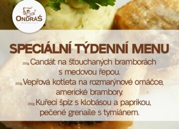 Speciální týdenní menu 27. týden