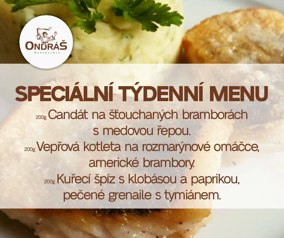 Speciální týdenní menu 27. týden