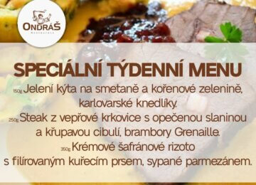 Speciální týdenní menu 49. týden