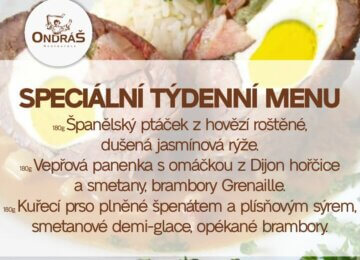 Speciální týdenní menu 48. týden