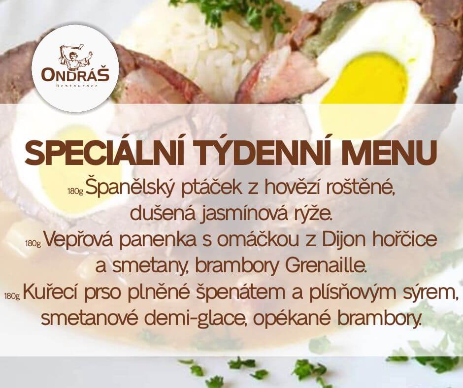 Speciální týdenní menu 48. týden