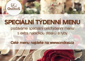 Speciální týdenní menu 1. týden