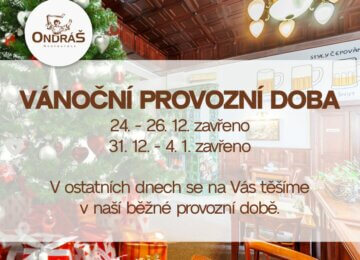 Sváteční provozní doba