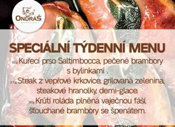 Speciální týdenní menu 2. týden