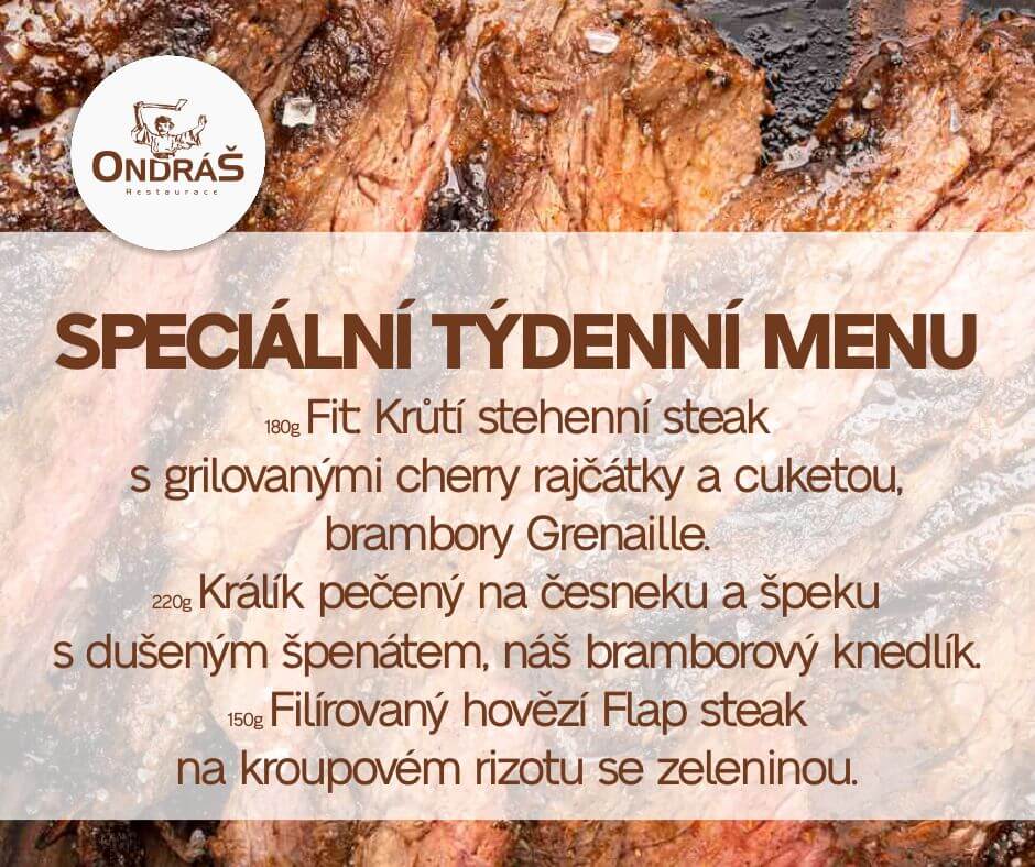 Speciální týdenní menu 4. týden