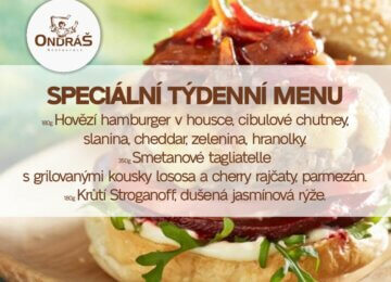 Speciální týdenní menu 6. týden Speciální týdenní menu 6. týden