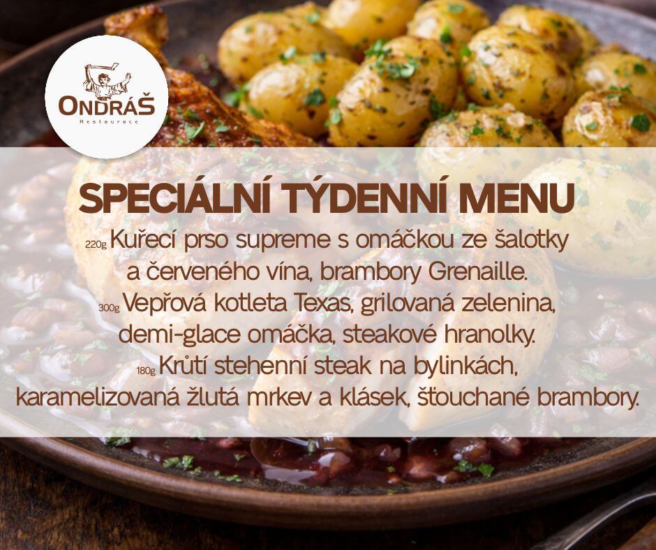 Speciální týdenní menu 9. týden